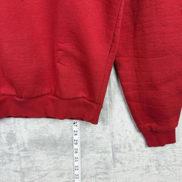 Tommy Hilfiger x Marvel Captain America Red V-Neck Sweatshirt Wmns Size L VTG - Picture 9 of 9